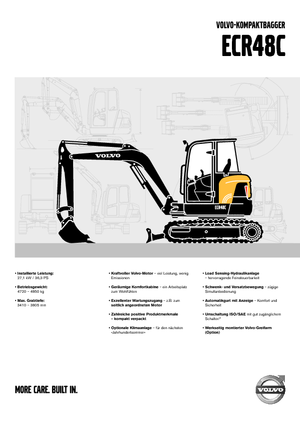 मिनी एक्सकेवेटर Volvo ECR48C