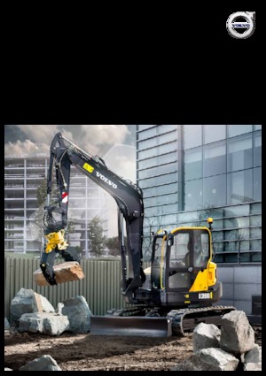 क्रॉलर एक्सकेवेटर Volvo ECR88D