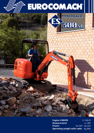 मिनी एक्सकेवेटर Eurocomach ES 300 SR