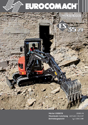 मिनी एक्सकेवेटर Eurocomach ES 35 ZT