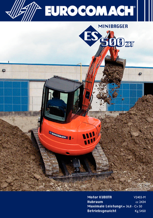 मिनी एक्सकेवेटर Eurocomach ES 500 ZT