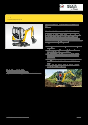 मिनी एक्सकेवेटर Wacker Neuson ET16
