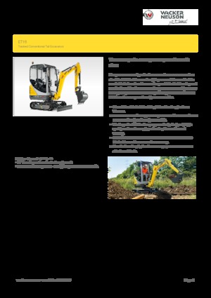 मिनी एक्सकेवेटर Wacker Neuson ET16