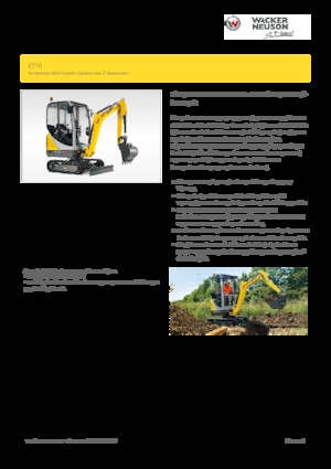 मिनी एक्सकेवेटर Wacker Neuson ET16