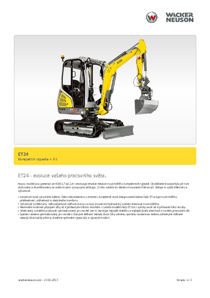 मिनी एक्सकेवेटर Wacker Neuson ET24