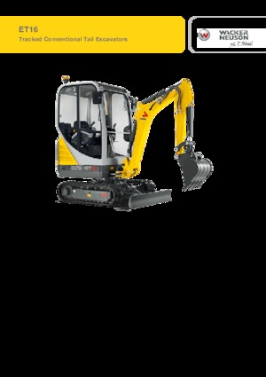 मिनी एक्सकेवेटर Wacker Neuson ET16