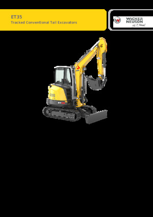 मिनी एक्सकेवेटर Wacker Neuson ET35 
