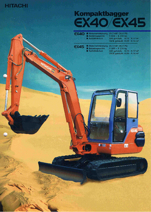 मिनी एक्सकेवेटर Fiat-Hitachi EX 45-2