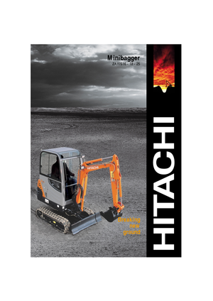 मिनी एक्सकेवेटर Hitachi ZX 25