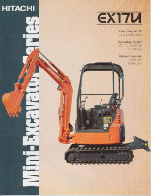 मिनी एक्सकेवेटर Hitachi EX17U