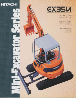 मिनी एक्सकेवेटर Hitachi EX35U