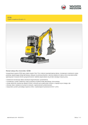 मिनी एक्सकेवेटर Wacker Neuson EZ28