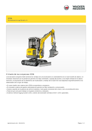 मिनी एक्सकेवेटर Wacker Neuson EZ28