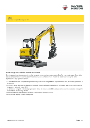 मिनी एक्सकेवेटर Wacker Neuson EZ38