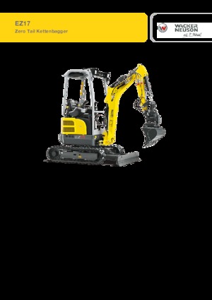 मिनी एक्सकेवेटर Wacker Neuson EZ17