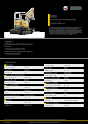 मिनी एक्सकेवेटर Wacker Neuson EZ25