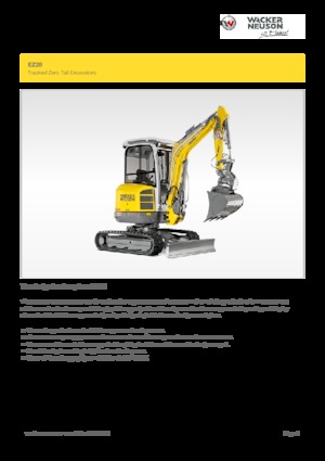 मिनी एक्सकेवेटर Wacker Neuson EZ28