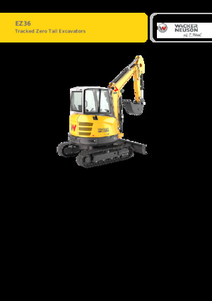 मिनी एक्सकेवेटर Wacker Neuson EZ36