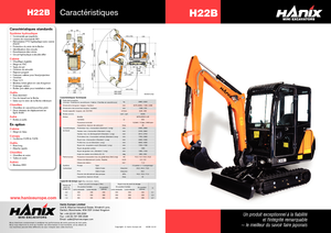 मिनी एक्सकेवेटर Hanix H 22 B