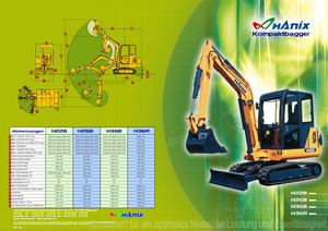 मिनी एक्सकेवेटर Hanix H 26 B