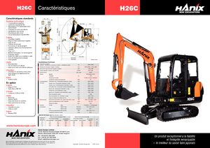 मिनी एक्सकेवेटर Hanix H 26 B