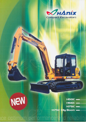 मिनी एक्सकेवेटर Hanix H50C