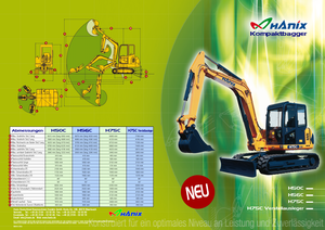 मिनी एक्सकेवेटर Hanix H50C