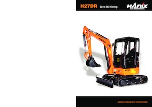मिनी एक्सकेवेटर Hanix H27DR