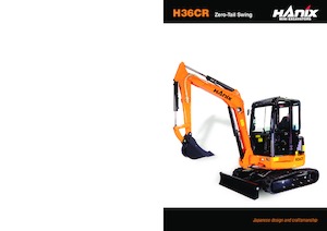 मिनी एक्सकेवेटर Hanix H36CR