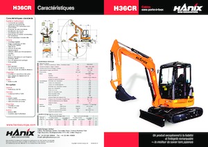 मिनी एक्सकेवेटर Hanix H36CR
