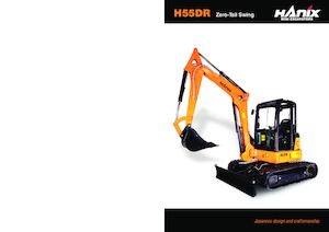 मिनी एक्सकेवेटर Hanix H55DR