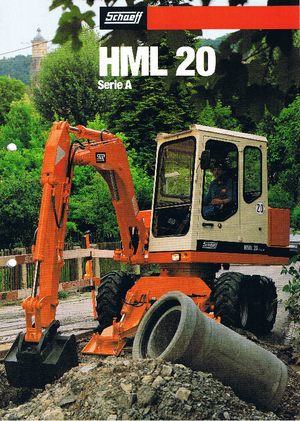 व्हील एक्सकेवेटर Terex-Schaeff HML 20
