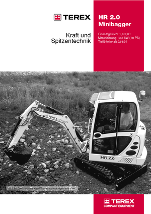 मिनी एक्सकेवेटर Terex-Schaeff HR 2.0