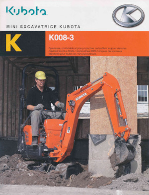 मिनी एक्सकेवेटर Kubota K008-3