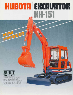 मिनी एक्सकेवेटर Kubota KH151