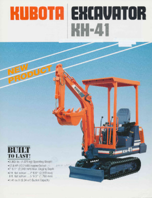 मिनी एक्सकेवेटर Kubota KH41