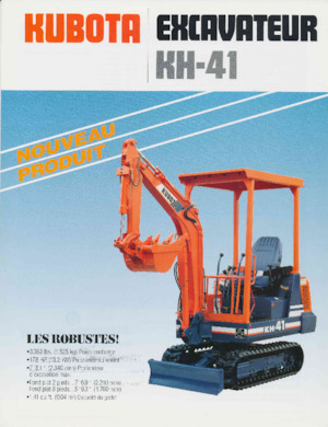 मिनी एक्सकेवेटर Kubota KH41