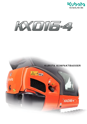 मिनी एक्सकेवेटर Kubota KX016-4 G