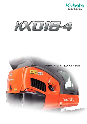 मिनी एक्सकेवेटर Kubota KX018-4 G