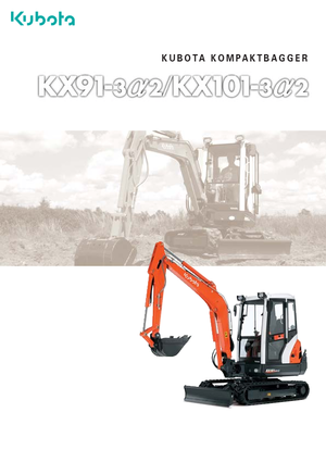 मिनी एक्सकेवेटर Kubota KX101-3α2