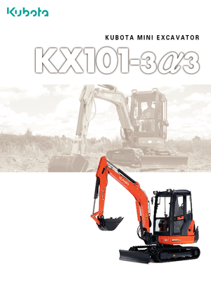 मिनी एक्सकेवेटर Kubota KX101-3α3
