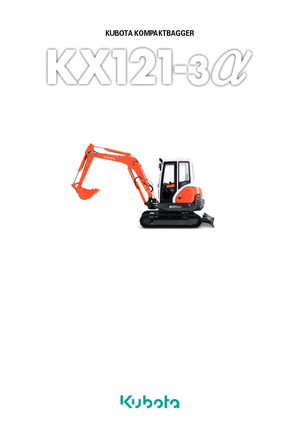 मिनी एक्सकेवेटर Kubota KX121-3α GL