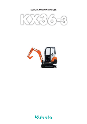 मिनी एक्सकेवेटर Kubota KX36-3 GL