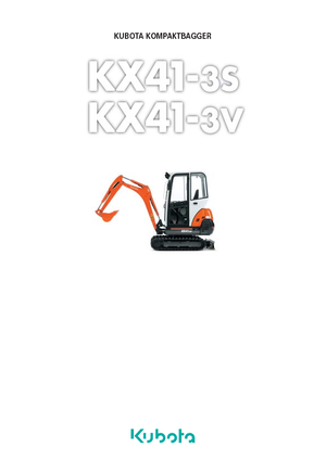 मिनी एक्सकेवेटर Kubota KX41-3 VHGL