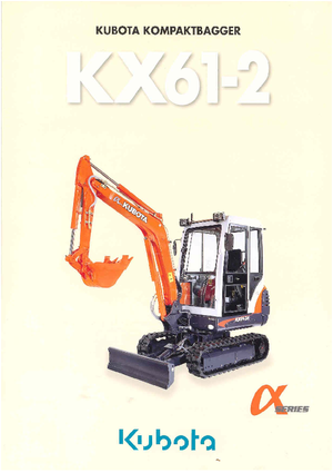 मिनी एक्सकेवेटर Kubota KX61-2 G