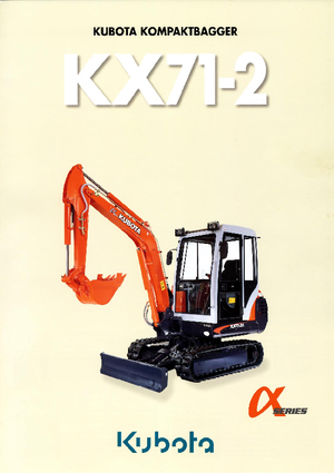 मिनी एक्सकेवेटर Kubota KX71-2α