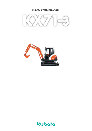 मिनी एक्सकेवेटर Kubota KX71-3 GL