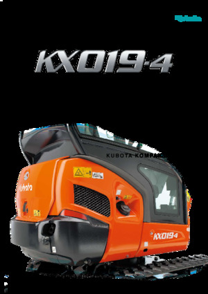 मिनी एक्सकेवेटर Kubota KX019-4 SI
