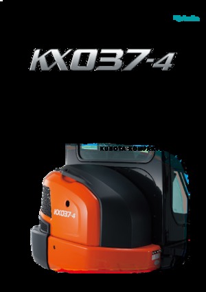 मिनी एक्सकेवेटर Kubota KX037-4 HGLS2
