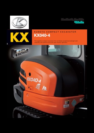 मिनी एक्सकेवेटर Kubota KX040-4